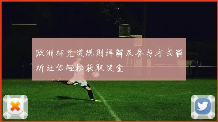 欧洲杯兑奖规则详解及参与方式解析让你轻松获取奖金